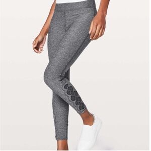 Lululemon Tied To It 7/8 Tight Gray 10
